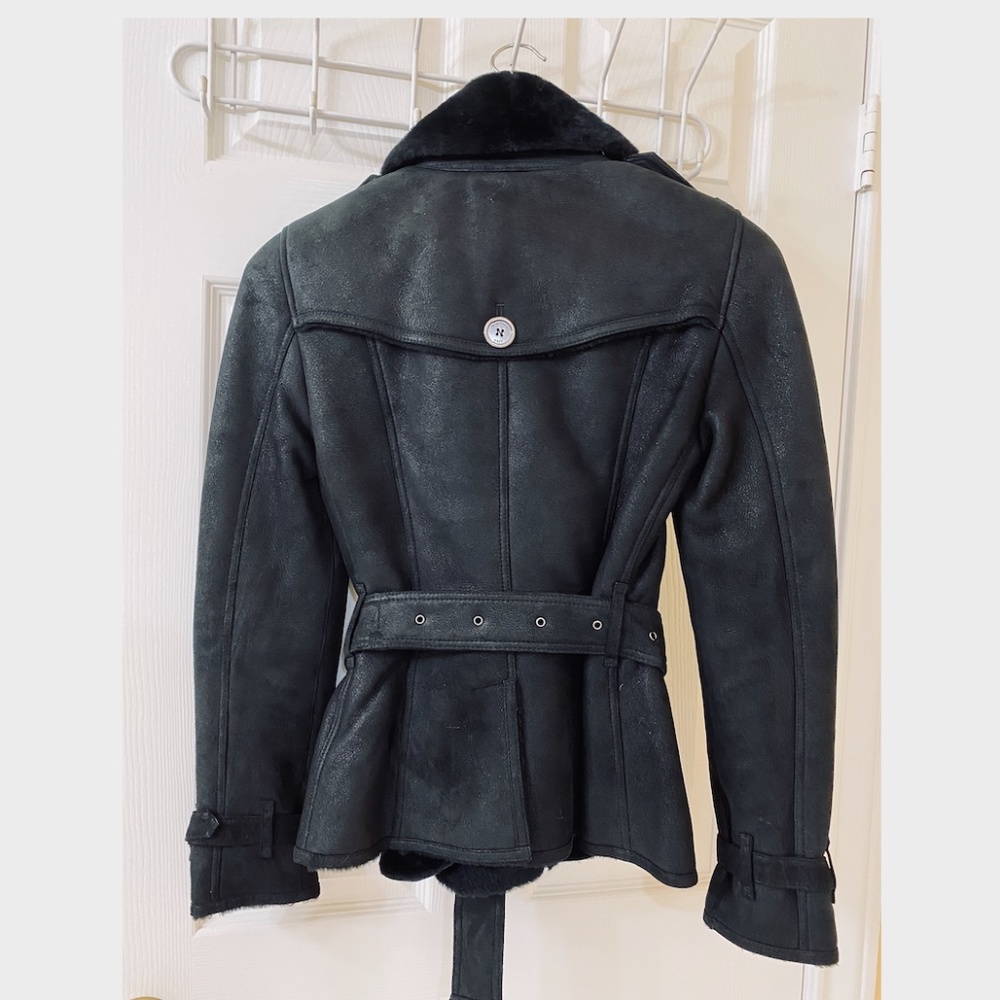 Burberry Brit Chedleigh Double Breasted Shearling - Picture 3 of 4